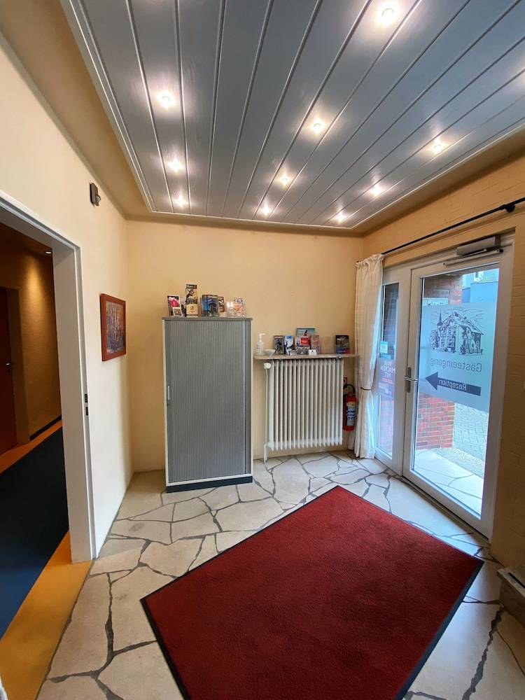 Interior entrance