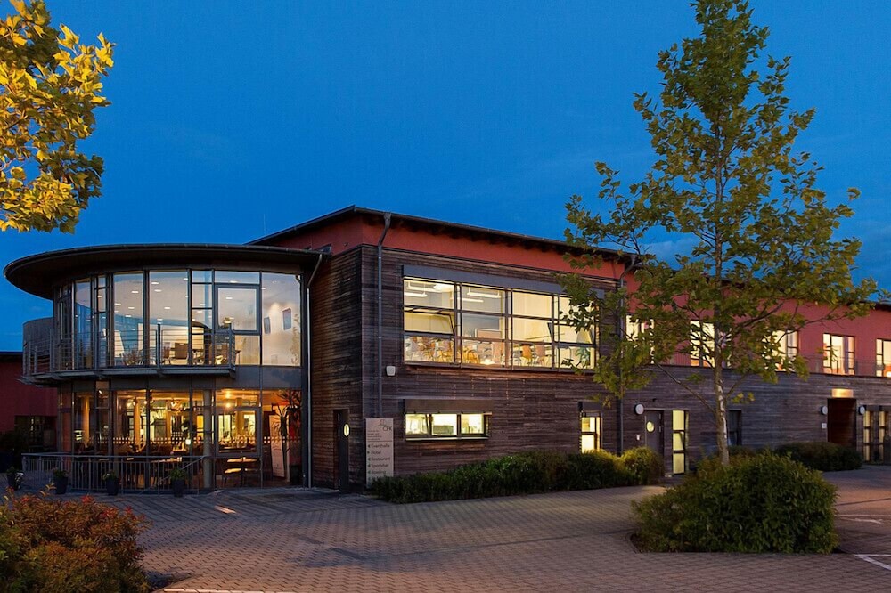 Hotel Front - Evening/Night
