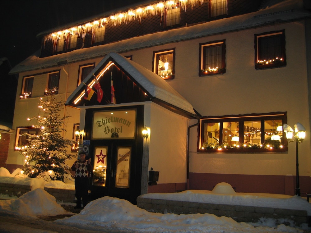 Front of property - evening/night