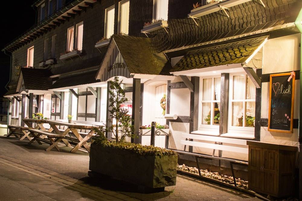 Front of property - evening/night