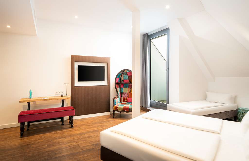 arthotel ana symphonie leipzig superior dreibettzimmer doppelbett