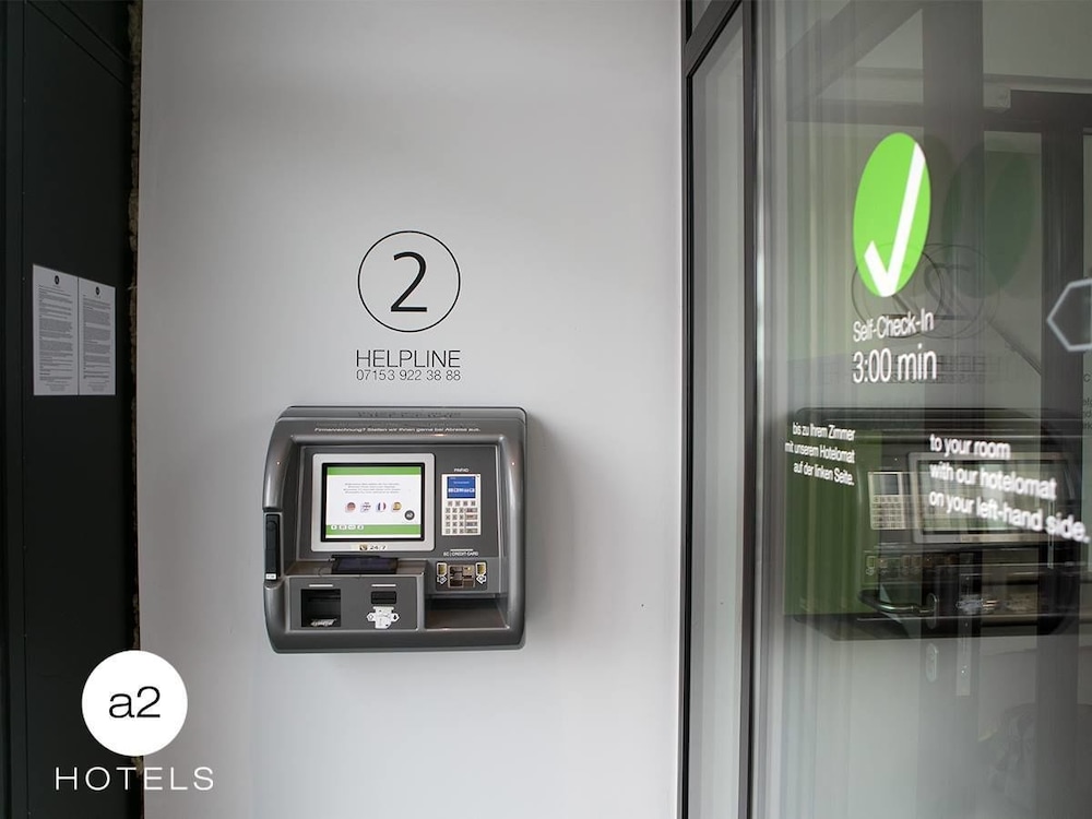 Check-in/check-out kiosk