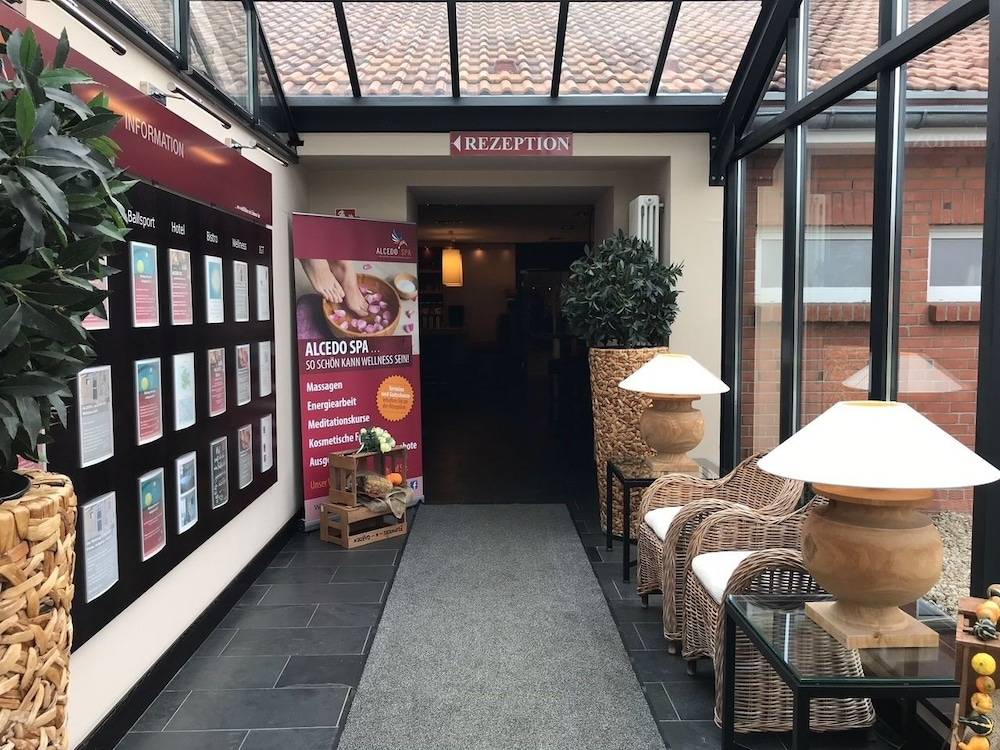 Interior entrance