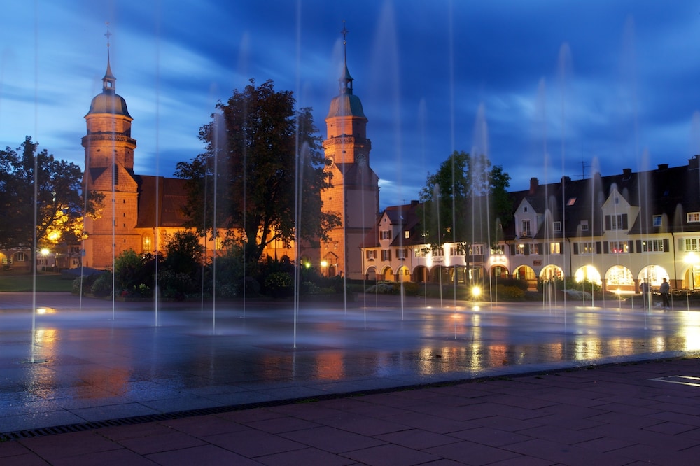 Front of property - evening/night