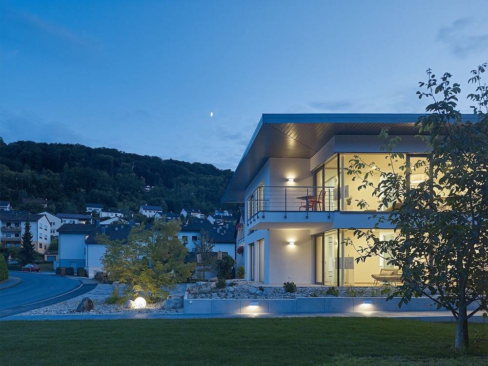 Front of property - evening/night