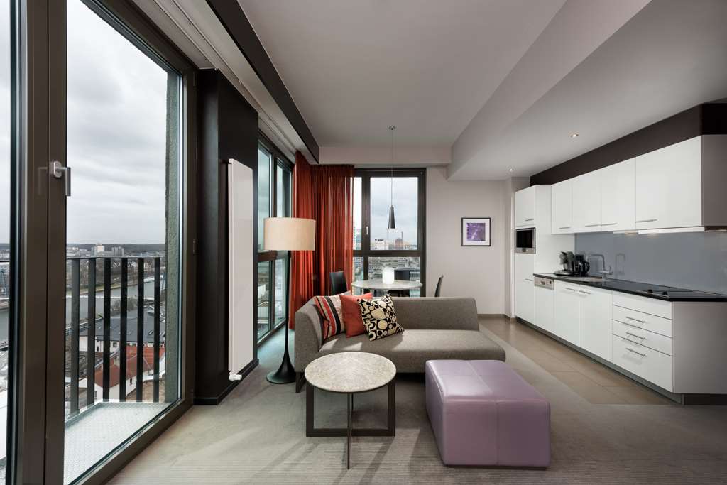 adina apartment hotel frankfurt neue oper one bedroom corner apartment lounge room
