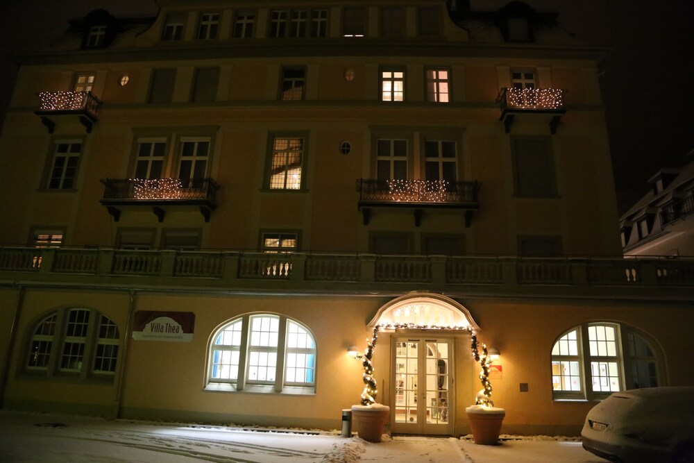 Hotel Front - Evening/Night