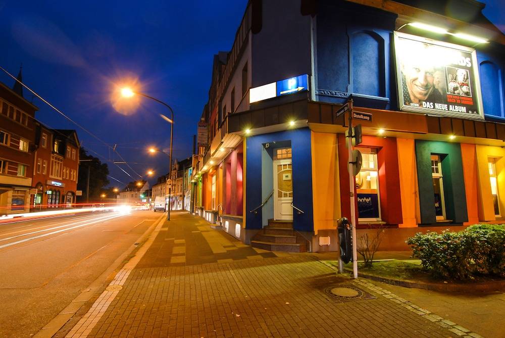 Front of property - evening/night