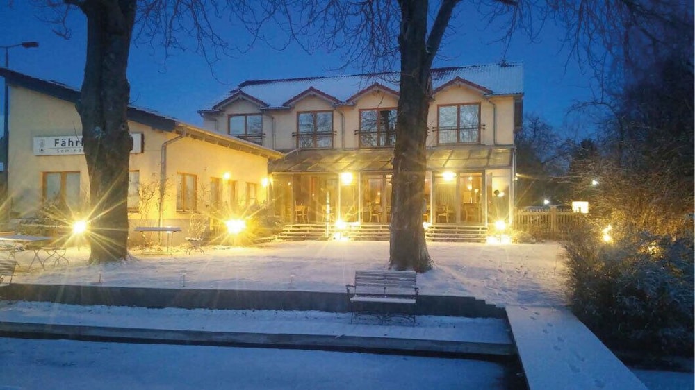 Front of property - evening/night