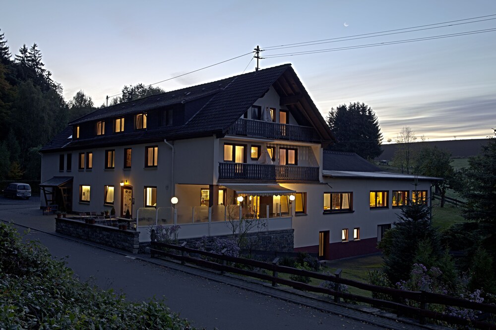 Hotel Front - Evening/Night