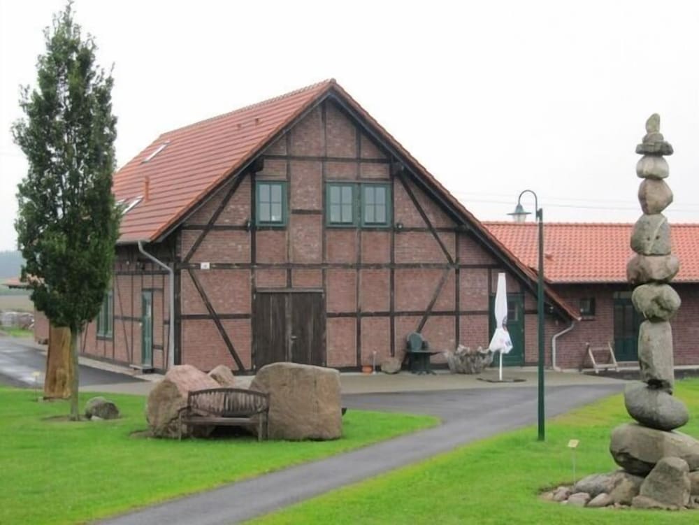 Outdoor wedding area