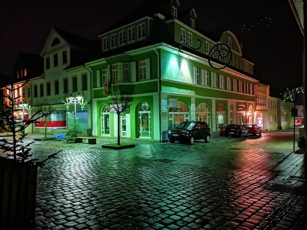 Front of property - evening/night
